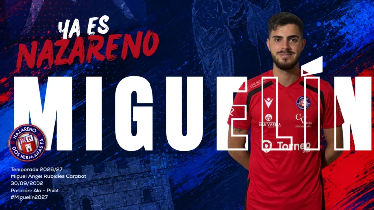 Miguelín, primer fichaje del Torneo Seguridad Nazareno Dos Hermanas FS