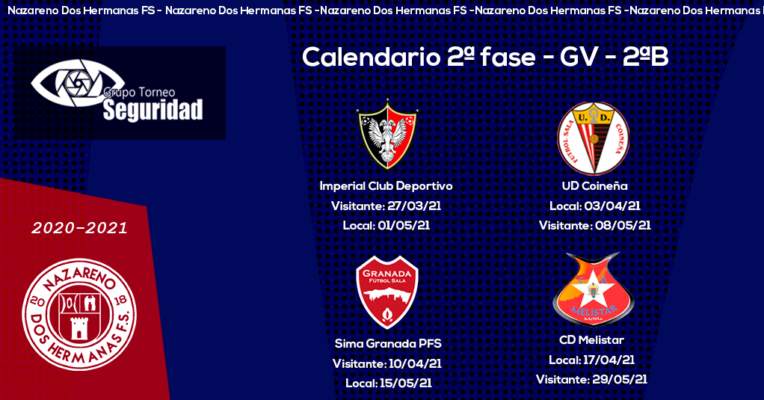Calendario Segunda fase Nazareno